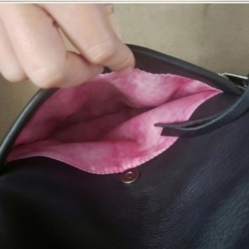 The Sak Ojai hand painted leather rainbow tote bag
